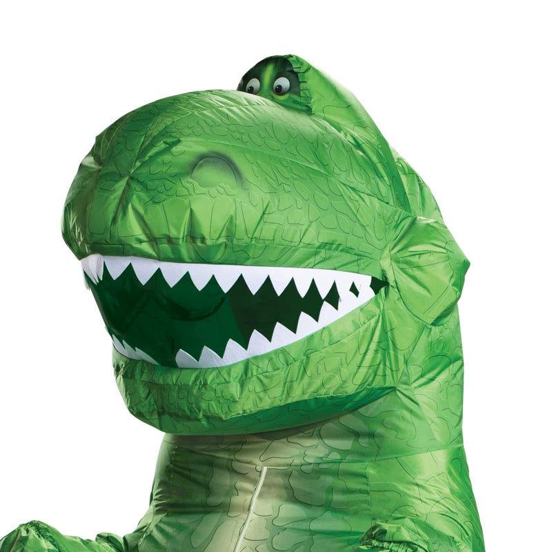 Disguise Disney Pixar Rex Inflatable Toy Story 4 Adult Costume -Green, One Size Adult - Image 2
